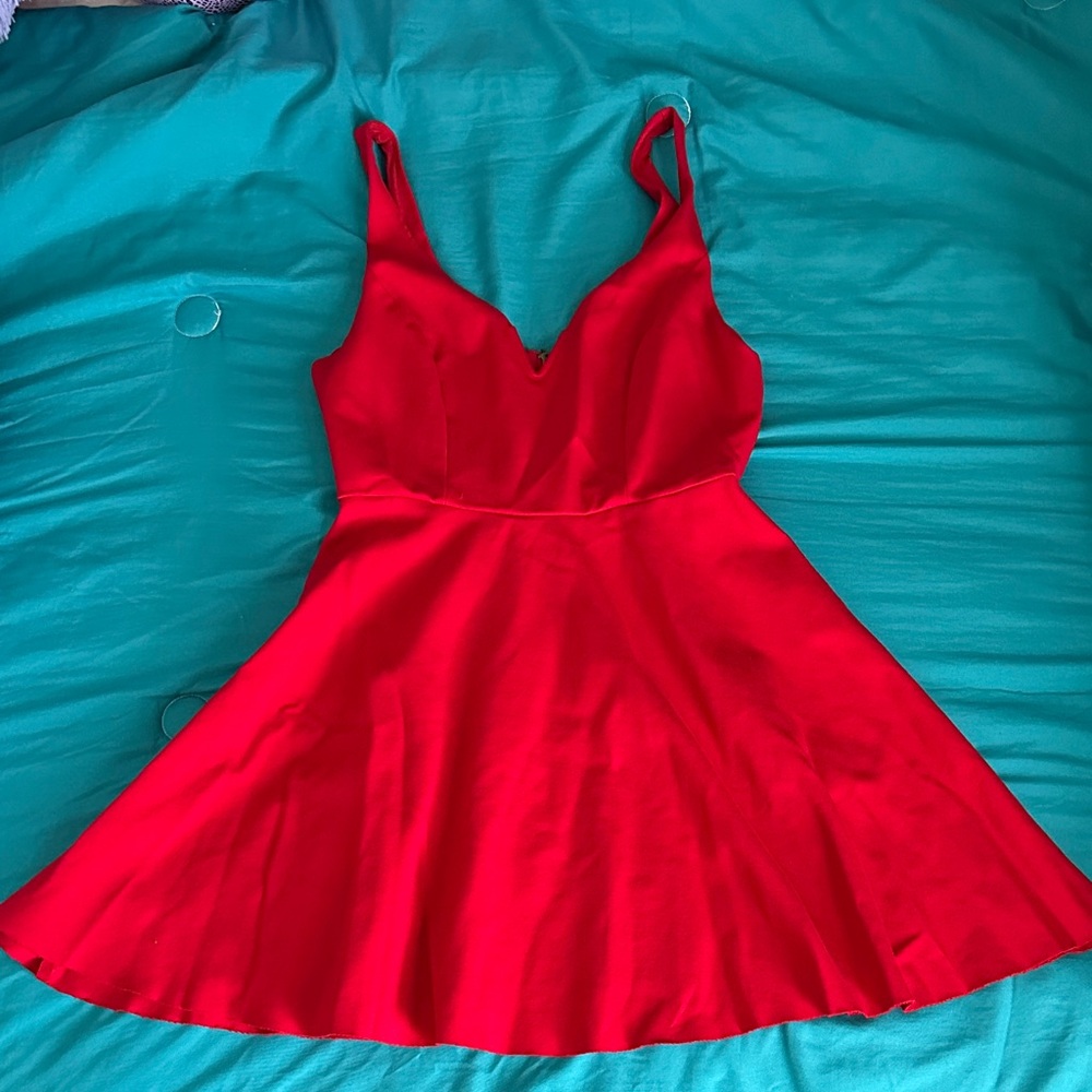 Kimchi Blue Bold Red Dress